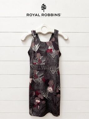 Royal Robbins Tropical Print Cross-Back Dress – Size Small
